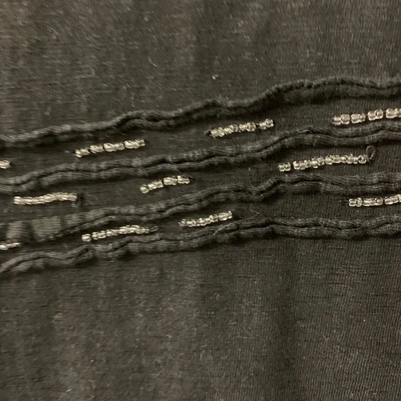 Chico"s black Zenergy long sleeve tee shirt. SZ 1. - Picture 2 of 6